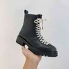 Boot Women Boots Leather Black Coledcle Motorcle Temple Spring Autumn Winter Winter Shoes Woman Punk Martin 1203