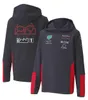 Yeni Fermuar Takımı Üniforma F1 Yarış Takımı Sonbahar ve Kış Sporları ve Eğlence Kapüşonlu Sweater