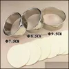 Backen Gebäck Werkzeuge 1 Stück Große Edelstahl Runde Knödel Wrapper Formen Set Cutter Maker Cookie Wrapper Teig Schneiden T Mxhome Dh1Xv