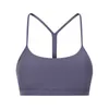 NWT 2020 Sexy Y-Type Allonger Verison Rembourré Gym Workout Bras LU-127 Femmes Naked-feel Fabric Plain Sport Yoga Bras Fitness Crop Tops