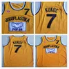 NCAA College Jugoplastika Yugoslavia European #7 Toni Kukoc Jersey Yellow Mens Stitched Toni Kukoc Basketball Jerseys Shirts S-XXL