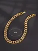 Catene ghiacciate Collane Hip Hop Bling placcate oro Gioielli CZ Collana con diamanti in oro da uomo di lusso con diamanti