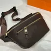 حقائب مصممة فاخرة Stlye شهيرة Bumbag Cross Body Fashion 2023 كيس الكتف Brown Belt Bum للجنسين حقائب الخصر فاني حزمة D6en#