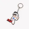 Wholesale taekwondo pendant jewelry keychain small human clothes pendants key chain gift gift can print QR code