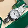 Rollenx uxury Watch datum GMT MENS 3A 41mm 904L roestvrijstalen armbandblad Auto Montre de Luxe Mechanische automatische beweging Luxe horloge