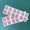 Forever US Flags US - Roll of 100 Sobres Cartas Postal Postcard Suministros de correo de la oficina