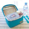 Erwachsene Kinder Student Lunch Bag Thermal Isolierte Lunch Box Fall Lebensmittel Lagerung Tasche Kühler Mini Handtasche Wasserdichte Picknick Taschen Tragen tote DH76