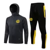 2223 Novo BVB Dortmund Falf Long Zippinet Treathsuits Treinamento Treining Jogging Conjunto de futebol Jerseys Kit Chandal Sobretetemen6989857