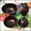 الأوعية A5 Melamine Bowl Black Frost Frost Porcelain Owher