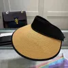 Bai Cheng Mens Women Designer Beach Caps Visors Cartas de ver￣o Chap￩us bordados Homens de alta qualidade Mulher Straw Hat Cap Casquette 6 cores