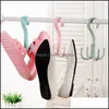 Other Home Garden 360 Degrees Rotate Four Claws Hooks Dry Wet Dual Use Towel Hanger Clothes Shoes Sundries Mti-Function Dro Yydhhome Dhfg5