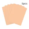 Siliconen tatoeage oefen huid 1 mm dikte beginner Secant mat oranje blanco 5 stks