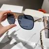 Głowa okulary przeciwsłoneczne męsne luksusowe szklanki marki damskie gradient metalowy moda wielka rama gradient okulary przeciwsłoneczne