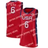 24 Frauen US Basketball Summer 15 Brittney Griner Jersey 10 Breanna Stewart 4 Jewell Loyd 9 A'ja Wilson 6 Sue Bird 12 Diana Taurasi USA Red Men