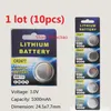 10pcs 1 lote CR2477 3V Botão de lítio Butter Battery Battery Li-Ion Cr 2477 3 volts Baterias de moeda 325V