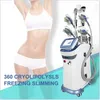 360 Cryolipolisis Cryotherapy Cool Tech Slimming Cavitation Device Fat Freezing with 5 Cryo Handles Double Chin Contouring RF Lipolaser Body Sculpting machine