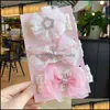 Hair Accessories 3Pcs Baby Headband Stretchy Nylon Bow Girl Headbands Cute Kids Princess Band Infant Bowknot Headwear Mxhome D Mxhome Dhkwv