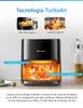 Proscenic T22 Air Fryer 5.3 QT 13-in-1 Oilless Small Oven مع 100 وصفات عبر الإنترنت متوافقة مع App App Alexa Shake Breed t220819