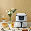 5.5L Air Fryer 220V 1700W Air Fryers Oljefri frisk Fryer Pizza Pot Smart Touch LCD Electric Fryer KZ-D5501 T220822