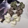 5Colors Knitted Bow Barrettes Hairpin Luxury Hair Clip For Girls Women Cute Party Barrette Hairgrips Back Accessories P0829006799