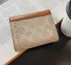 Kobiety Nicet Drukuj Drukuj Krótkie portfele Załóż uchwyty na kartę Modną Vintage Lady Clutch Portfel Moneta Tourse Multi Funcito D 9835