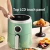 Friggitrice ad aria domestica 220V / 5L ad alta capacità senza olio Intelligente Cucina professionale completamente automatica Friggitrice elettrica Macchina per patatine fritte T220819