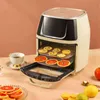 you BAN 7L Air Fryer Oil-free Hot Air Electric Fryer with Visible Window Touchscreen Home 360 Baking Kitchen Cooking T220819
