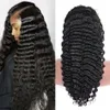 HD Lace voorpruiken Deep Wave vooraf geplukt 130% Indiase menselijke haarpruik natuurlijke kleur voor vrouwen 8-26 inch