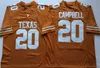 NCAA College Football Jerseys 20 Earl Campbell 34 Ricky Williams 7 Shane Buechele 10 Vince Young 11 Sam Ehlinger McCoy Orakp