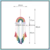 Inne wystrój domu duży rozmiar słodki kolorfę tęczy do przechowywania wisząca ścienna ścieżka do włosów Organizowanie paska do włosów klip hairban yydhhome dhogy