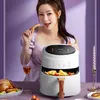 1400W Power Air Fryer Without Oil Electric Airfryer 8L Deep Fryer Touch Screen LED Digital Kitchen Appliances For Cooking T220819