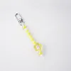 Colorful Acrylic Beaded Mobile Phone Chain keychain For Women Cellphone Charm Earphone Case Anti-Lost Lanyard Accessories