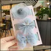 Hair Accessories 3Pcs Baby Headband Stretchy Nylon Bow Girl Headbands Cute Kids Princess Band Infant Bowknot Headwear Mxhome D Mxhome Dhkwv