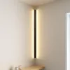Luminária de parede canto moderno led minimalista luminária interna acessório de arande