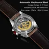 Boderry Urban Heren Skeleton Titanium Horloges Automatische Mechanische Horloges Waterdicht Luxe Horloge voor Heren Saffierklok