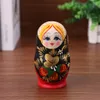 5 слоев Matryoshka Doll Wooden Clorkberry Girls Российские гнездовые куклы для детских детей подарки на дому