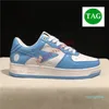 bapesta sta low shoes apes casual shoes 남자 여자 nigo patent geath black blue