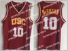 24 NCAA Collball College Jersey North Carolina Cole Anthony Anthony Russell Westbrook USC Demar Derozan Carsen Edwards Trae Young Morant Allen