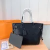 Tasarımcı Totes Lüks Lüks Moda Kompozit Çanta Cüzdan Tuval Dokuma Alışveriş Çantaları Tasarımcılar Unisex Luxurys Büyük Kapasiteli Marka S124 002