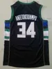 Sewn Basketball Giannis 34 Antetokounmpo Jerseys Khris 22 Middleton Jrue 21 Holiday Bobby 9 Portis Jr.