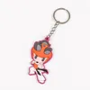 Wholesale taekwondo pendant jewelry keychain small human clothes pendants key chain gift gift can print QR code