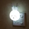 Gece Işıkları Renkler Led Karikatür Lamba Anahtarı Açık/Kapalı Duvar Işığı AC110-220V EU ABD Fiş Çocuklar İçin Başucu Çocuklar Bebek Hediyeleri Gecyesi Gecyeni