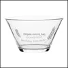 Schüsseln Große Kapazität Glasschüssel Wasserbecher mit Deckel Transparent Obst Salat Milch Home Küche Vorratsbehälter Drop Lieferung 20 Mjbag Dh54Y
