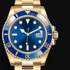 Rolesx Uxury Watch Date GMT Luxury Watch for Men Mechanical ES Green/Black Clean Ceramic 904L Steel Edition Blue Face Brand Swiss Geneva Wri