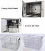 PFE600 Commercial Electric Gas Chicken Pressure Fryer Digital control panel and With Oil Pump for Kitchen Equipment