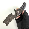 Beperkte aangepaste versie Heeter Knifeworks Man van War Heavy Folding Knife Black S35VN Blade TC4 Titanium Knives Outdoor Equipment Tactical Camping Tools Pocket EDC