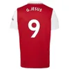 22 23 G.Jesus Smith Rowe Saka Soccer Jersey Fans Player Version Odegaard Nketiah Martinelli Tierney 2022 2023 Fotbollssatser Skjorta M￤n barn s￤tter uniformer