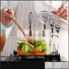 Bols Bol En Verre Transparent Ustensiles De Cuisine Ménage Résistant À La Chaleur Soupe Bouillie Pot Micro-ondes Chauffage Cy51108 Drop Del Mjbag Dhghc