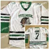 Nouveau 24 Dakota du Nord Fighting Sioux Jerseys Vintage College 9 Jonathan Toews 11 Zach Parise 7 TJ Oshie Ice Hockey Home Black Green 9198286