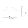 Kreatywny przezroczysty parasol z długą rączką zagęszczony ochrona środowiska automatyczne parasole z prostą rączką WJ0044